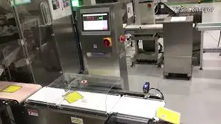 Dynamic weighing and sorting conveyor belt