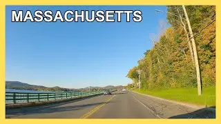 Massachusetts relaxing 4K autumn drive | S8 E7