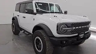 2023 Ford Bronco White Used. walk around for sale in Fond Du Lac, Wisconsin,
