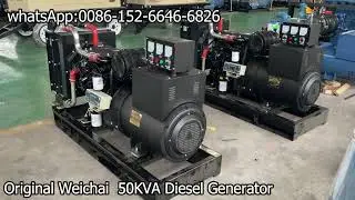 50KW 62.5KVA Weichai Diesel Generator Set China Supplier