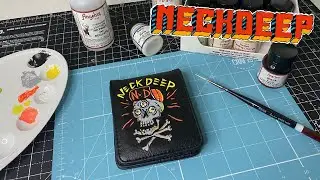 Custom Wallet using Angelus Paints (NECK DEEP)