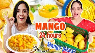 I Ate Only MANGOES For 24 Hours Challenge🥭 | Mango Challenge | Life Shots