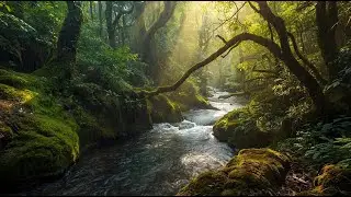 Gentle Rainfall & Rustling Leaves 🌲 9 Hours Deep Sleep