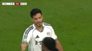 Gol de Ra&uacute;l Jim&eacute;nez hoy | Fulham vs Bristol City 2-0 | Resumen y goles | EFL Cup 2025/26