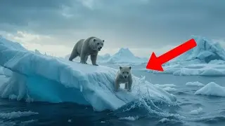 Frozen Lake Rescue A Polar Bear Cub and Melting Ice | Tech Flow
