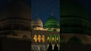 Peaceful Night Prayer at the Mosque#MosqueArchitecture #NightPrayer #IslamicHeritage