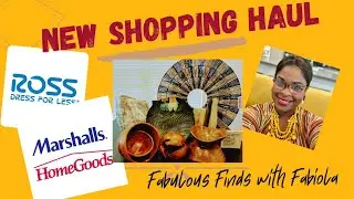 NEW HOMEGOODS/ROSS HAUL |HOME DECOR | FABULOUS FINDS WITH FABIOLA