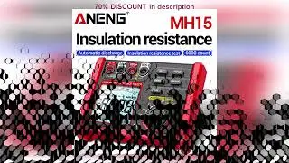 A must-have product! ANENG MH15 Digital Insulation Megohmmeter 6000 Counts Ohmmeter Capacitor Test