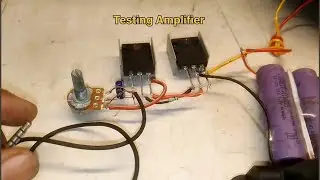 2sc5200 2sa1943 12v 100W amplifier Test Video