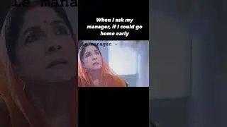 When I ask my manager for half day #corporatelife #managermemes #corporatememes