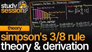 Simpson&rsquo;s 3/8 Rule Theory & Derivation | Numerical Analysis