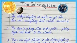The Solar System Explained in 10 Simple Lines | Easy Learning for Students 🚀🌍