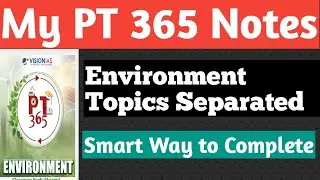 Smart Way to Complete Environment PT 365 in NO time&hellip;
