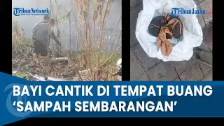 PENEMUAN BAYI DALAM TAS KRESEK DI GRESIK, Menangis di Semak-semak Tempat Sampah Ilegal