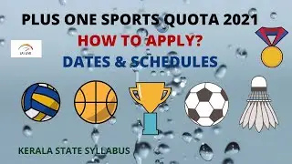 SPORTS QUOTA +1 ADMISSION|2021 SPORTS QUOTA PLUS ONE ADMISSION|SPORTS QUOTA SINGLE WINDOW |MALAYALAM