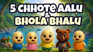 Panch Chote Aloo Pancho the Chalu| Funny video. Funny virtual Reality Video 