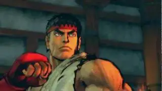 (Super) Street Fighter IV (AE) - Ryu's Rival Cutscene English Ver. (1080p)