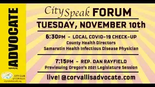 CitySpeak Livestream: Rep. Rayfield & Local Pandemic Response Leaders