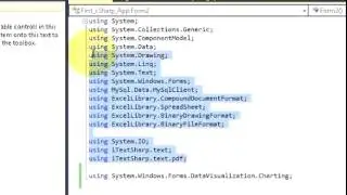 C# Tutorial 47  iTextSharp   Microsoft Chart Controls to PDF with iTextSharp