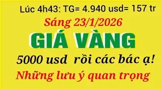 Giá vàng hôm nay 9999 ngày 23 tháng 1 năm 2026- GIÁ VÀNG NHẪN 9999- Bảng giá vàng sjc, 24k 18k