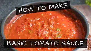 How To Make Basic Tomato Sauce For Pasta (When you get sick of BORING jar pasta sauces!)
