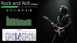 Rock and Roll Guitar Solo Practice in C