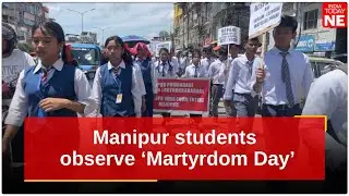 Manipur students observe &lsquo;Martyrdom Day&rsquo; in memory of 'human torch' Pebam Chittaranjan