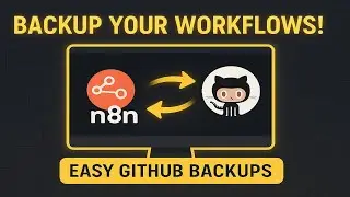▶️ Backup your n8n workflows to GitHub