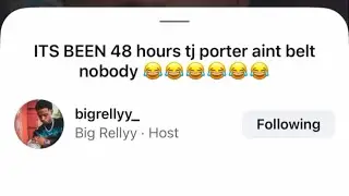 RELLY TALKING CRAZY ON IG LIVE  ABOUT TJ PORTER #engagement 