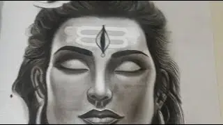 LIVE 🔴 Mahadev Ji Drawing | Lord Shiva Artwork | Realistic Shiva Sketch ✨ Day-8