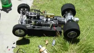 5-20 @ HD.    Ray's  immaculate 1/4 scale engine running.