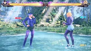 TEKKEN 8 Gameplay (Elimination Battle) - Reina vs Nina - Round 4 [Forest Battle]