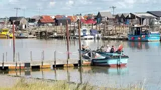 The Walberswick Ferry - Dani Church providing the power 
