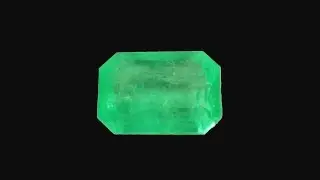 Special May Birthstone Gift 4.74cts Good Size Colombian Emerald Cut From Muzo