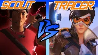 FICTIONAL FIGHTS - Scout VS Tracer