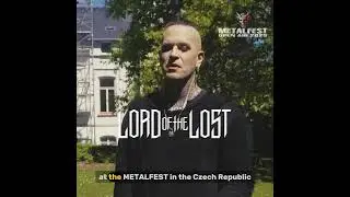 Metalfest 2025 - 6. 6. - 8. 6. 2025 - PLZEŇ - Lord Of The Lost - Chris Harms - videoinvitation