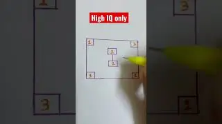 Connect 1 to 1, 2 to 2, 3 to 3 without crossing the lines! For High IQ only