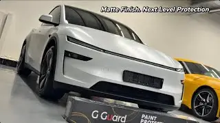 Tesla Model Y wrapped in G Guard full MATTE PPF