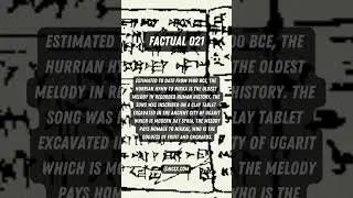 Factual 021 #oldestsong #hymn