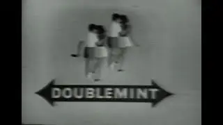 Wrigley Doublemint chewing gum commercial featuring the twins and their dates, the other twins.