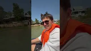 Катаемся на лодке амфибии с водометом, ездит по земле и воде!