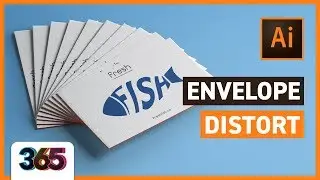 Envelope Distort Text | Illustrator CC Tutorial #252/365