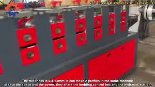 2 in 1 Roof Batten Roll Forming Machine