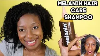 The New Melanin HairCare African Black Reviving Shampoo | Demo & Review on Type 4 Natural Hair