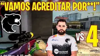 FALLEN FAZ 1X4 NO TREINO E FURIA INTEIRA COMEMORA MUITO!!🔥🔥🔥