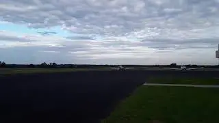 Falcon jet takeoff KSEP Stephenville Tx