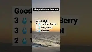 Get the best sleep ever using essential oils 💧#shorts #essentialoils #diffuser