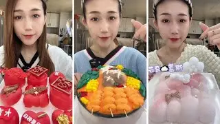 Asmr | Fast Forward Cake Eating Sounds [Solo: jiebao] Compilation🌸