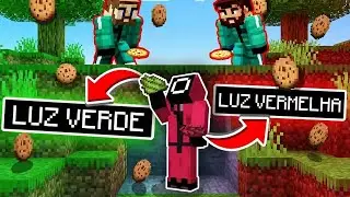 Minecraft Manhunt: Desafiei meus amigos no estilo Round 6!