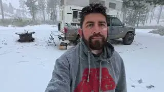 Solo Return to Big Bear chasing snow storms -Trip 3 Part 1